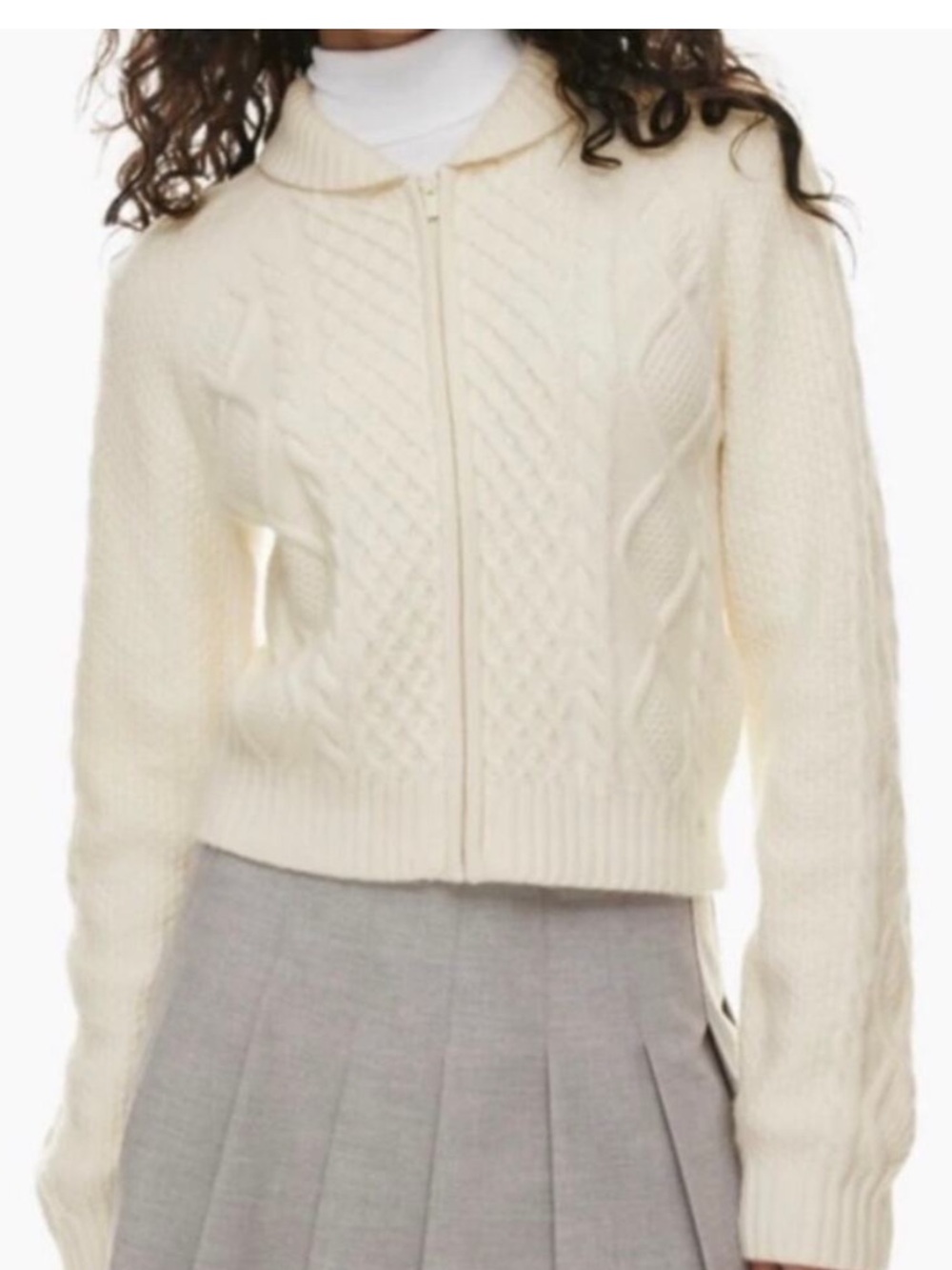 Sunday Best Gigi Merino Wool cable knit sweater